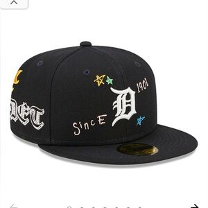 New Era Detroit Tigers Scribble Collection 2022 59FIFTY Fitted Hat